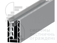 Фото 1 Алюминиевый зажимной профиль для стекла 12 мм, г.Москва 2023